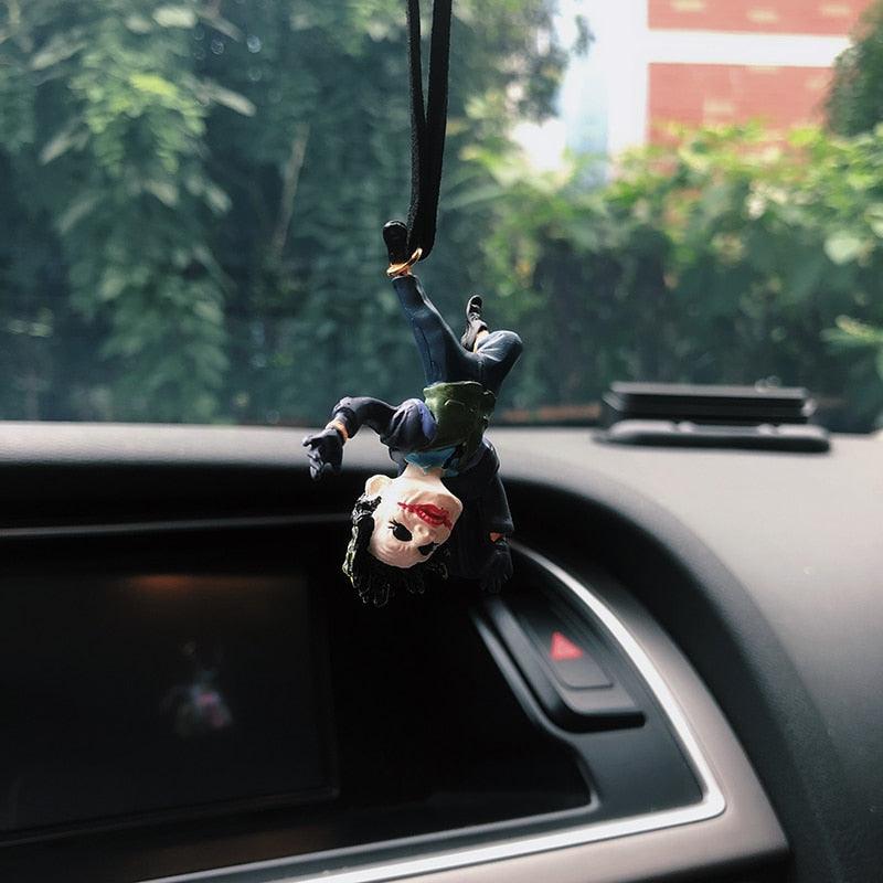 Joker Model Resin Sculpture Hanging Ornament for Car or Office