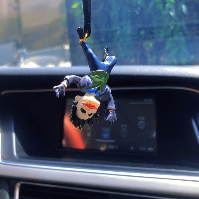 Joker Model Resin Sculpture Hanging Ornament for Car or Office
