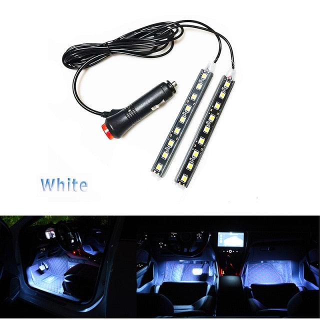 Bluetooth Smart LED Interior Car Atmosphere Lighting Kit
