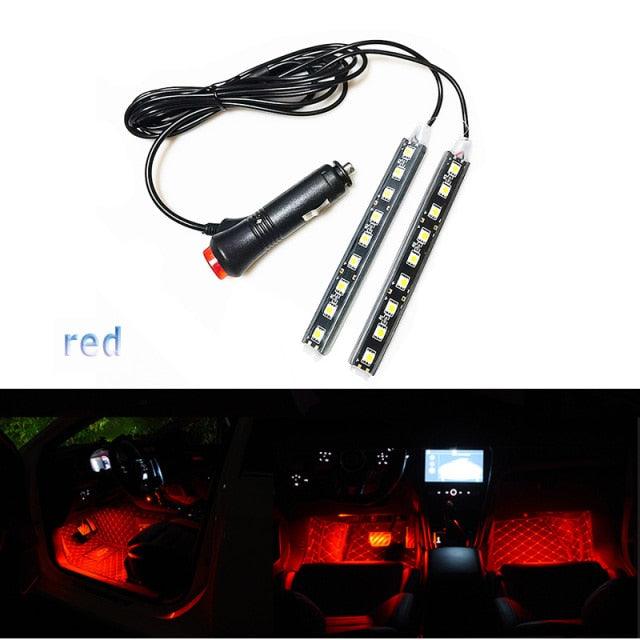 Bluetooth Smart LED Interior Car Atmosphere Lighting Kit