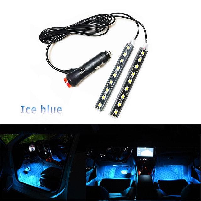 Bluetooth Smart LED Interior Car Atmosphere Lighting Kit
