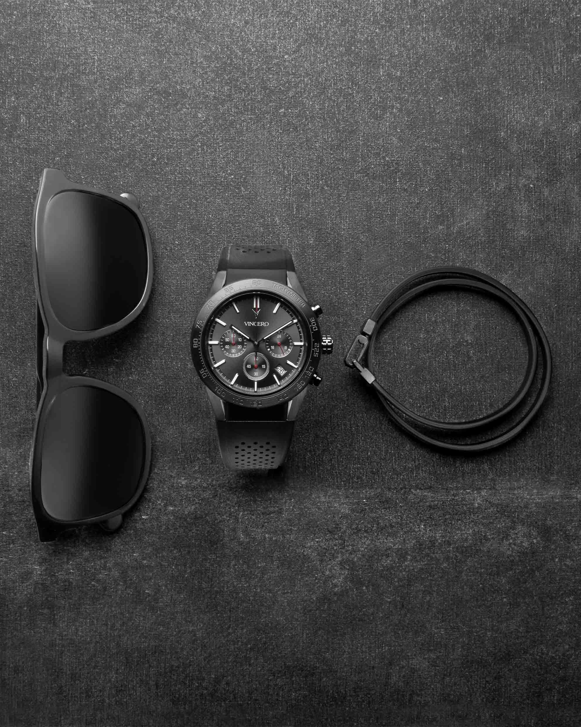 The Hitch Modern Apparel in Black and Gunmetal Tones