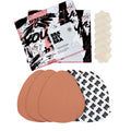 Brassybra Caramel adhesive bra set with nipple covers for seamless backless support