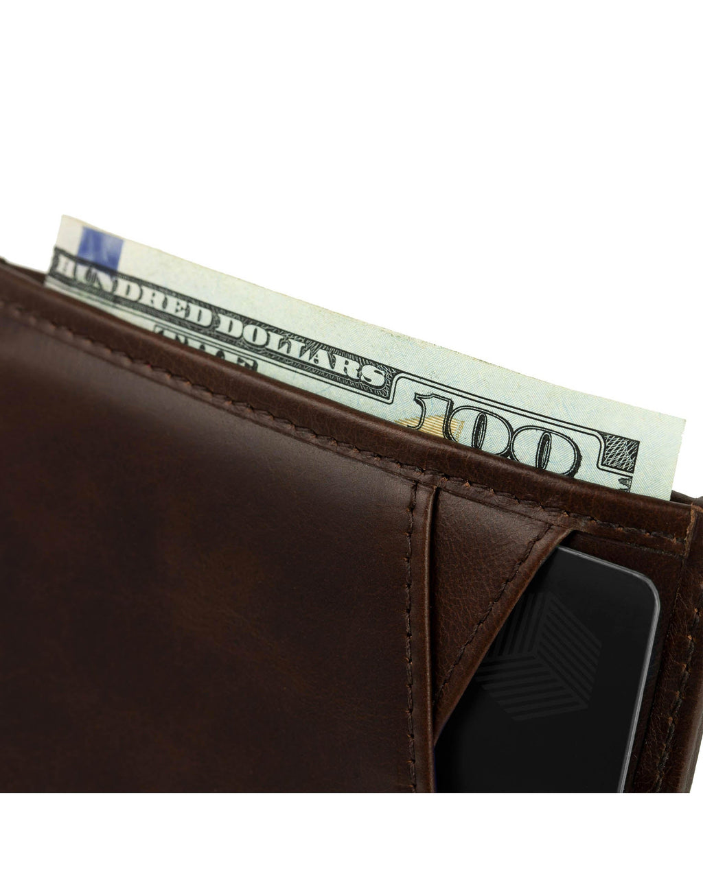 The Card Sleeve in Mocha - Slim Italian Leather Wallet