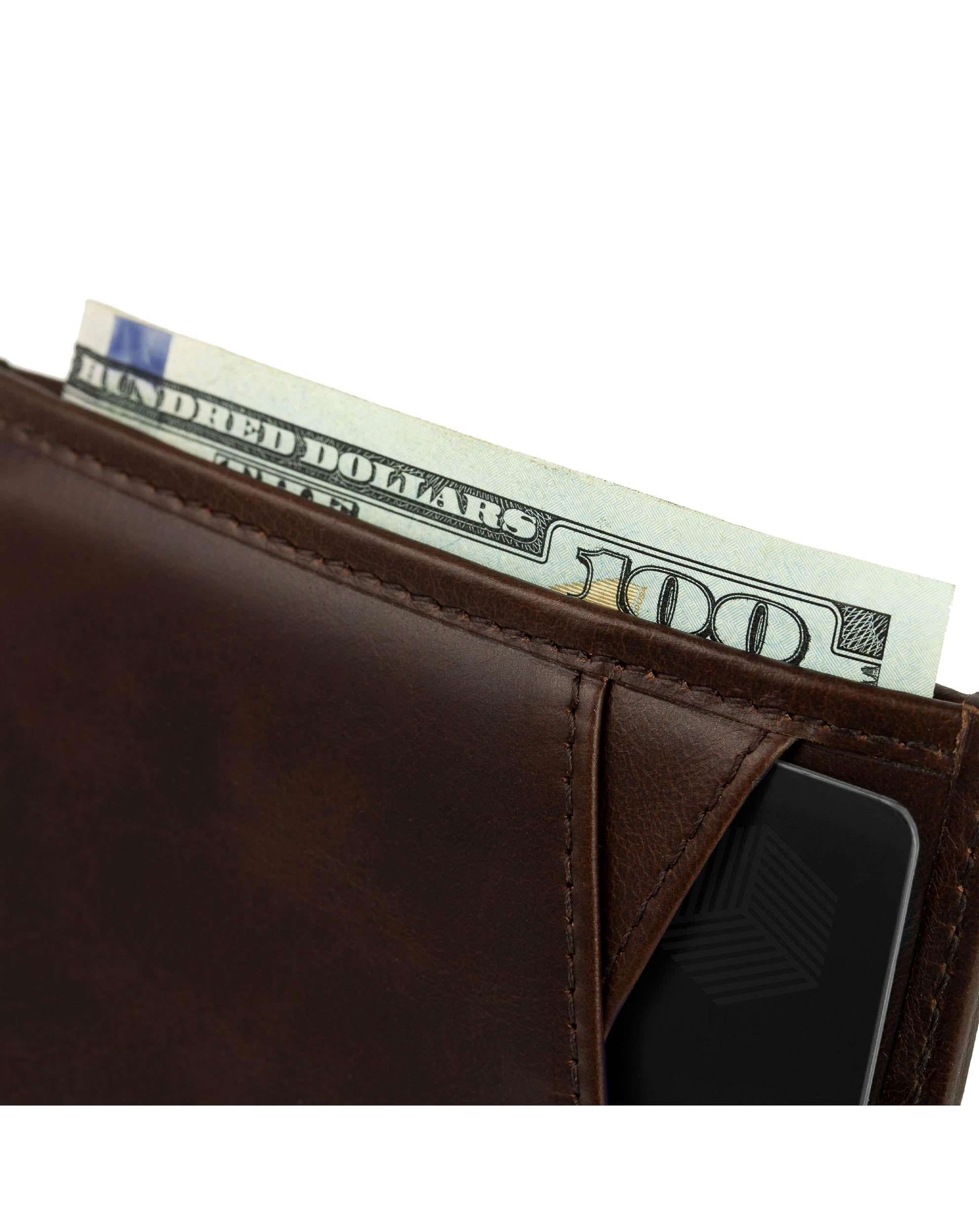 The Card Sleeve in Mocha - Slim Italian Leather Wallet