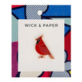 Cardinal Bird Enamel Pin