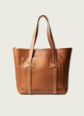 Cargo Tote Bag in Full-Grain Leather