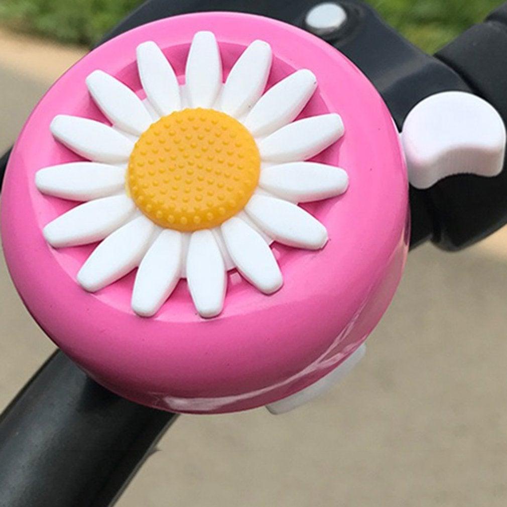 Daisy Flower Kids Bicycle Bell - Cute Aluminum Handlebar Ring
