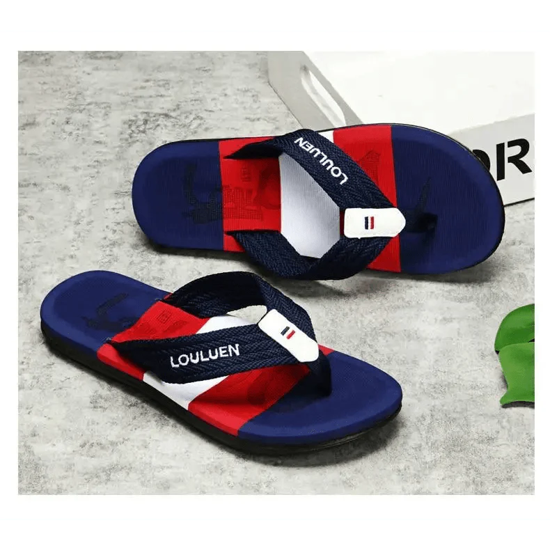 Men's Breathable Open Toe Beach Flip Flops Casual Sandals