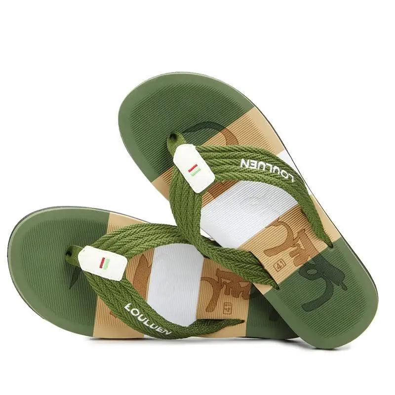 Men's Breathable Open Toe Beach Flip Flops Casual Sandals