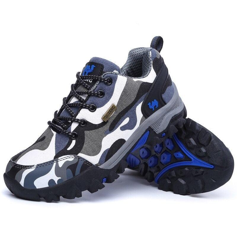 Unisex Camouflage Waterproof Hiking Shoes Lightweight Outdoor Trainers