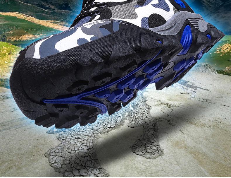Unisex Camouflage Waterproof Hiking Shoes Lightweight Outdoor Trainers