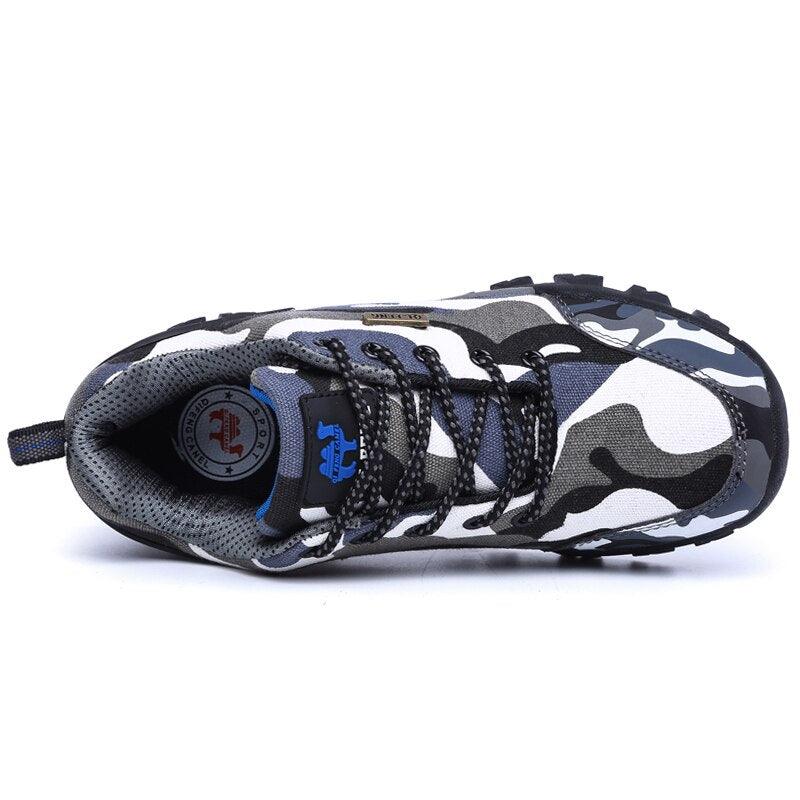 Unisex Camouflage Mesh Walking Shoes Breathable Summer Sneakers