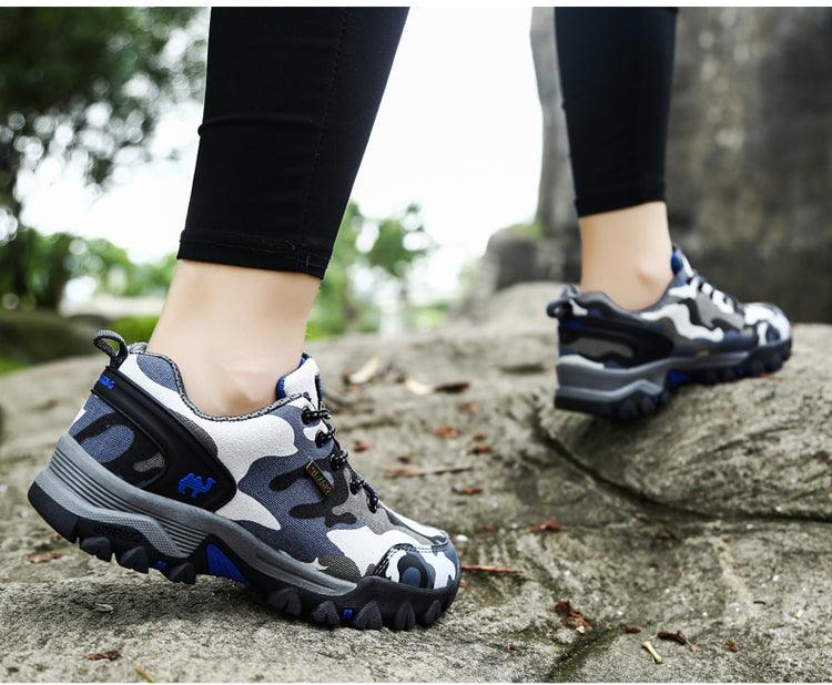 Unisex Camouflage Mesh Walking Shoes Breathable Summer Sneakers