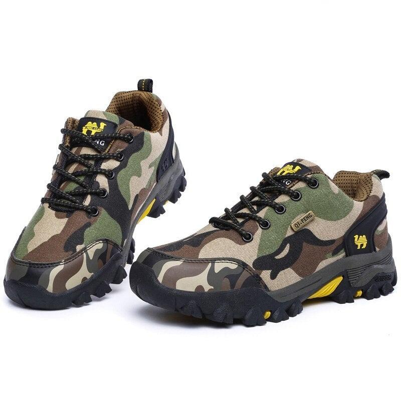 Unisex Camouflage Mesh Walking Shoes Breathable Summer Sneakers