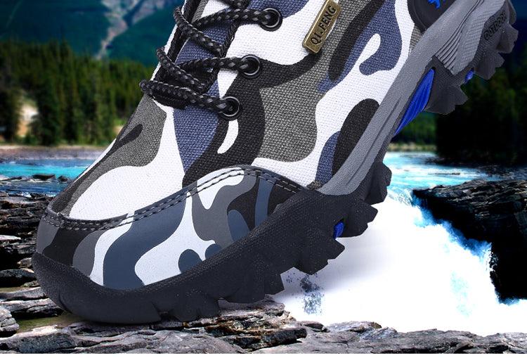 Unisex Camouflage Mesh Walking Shoes Breathable Summer Sneakers