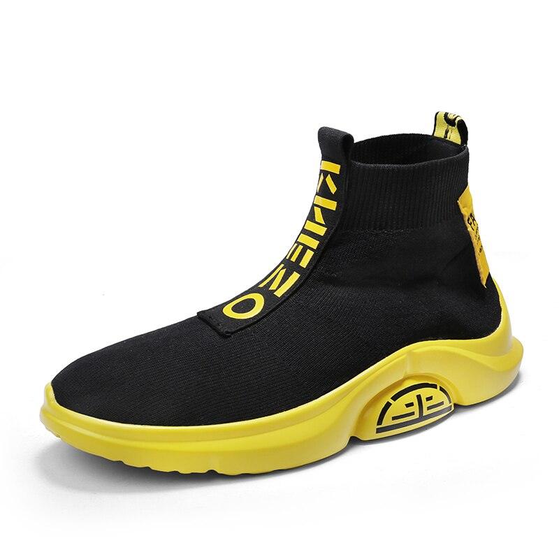 Men's Breathable Knit Running Sneakers – Lightweight Sport Shoes