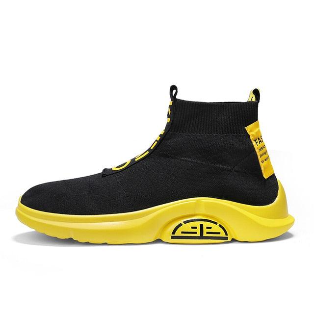 Men's Breathable Knit Running Sneakers – Lightweight Sport Shoes