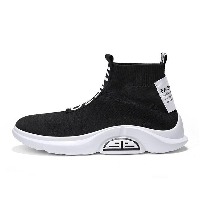Men's Breathable Knit Running Sneakers – Lightweight Sport Shoes