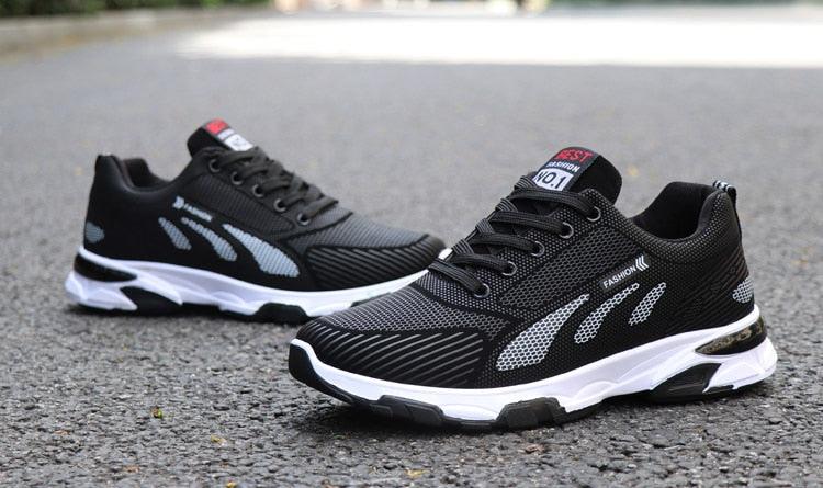 Men's Cushioning Mesh Athletic Running Sneakers