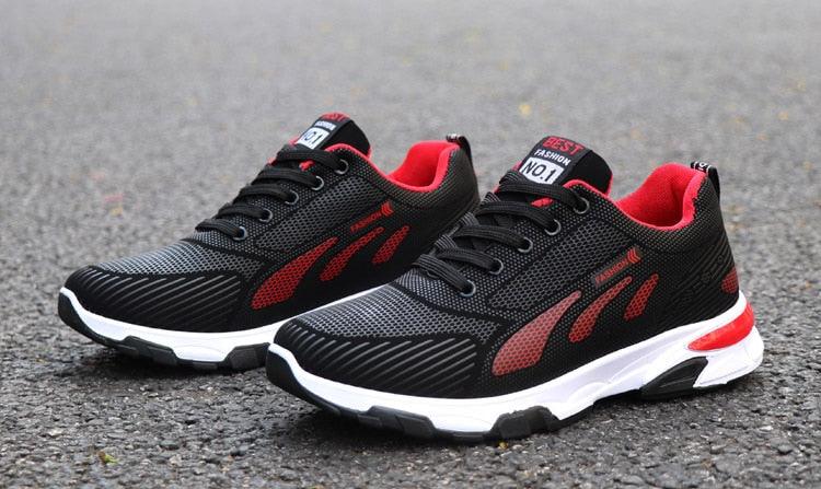 Men's Cushioning Mesh Athletic Running Sneakers