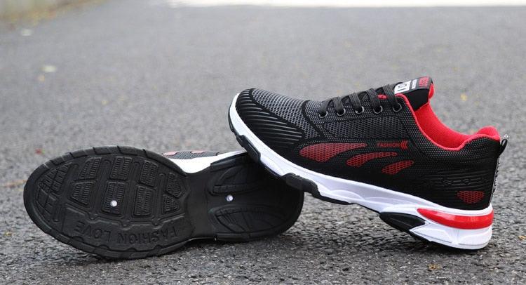 Men's Cushioning Mesh Athletic Running Sneakers