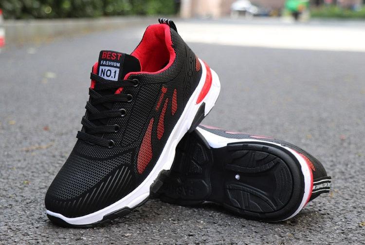 Men's Cushioning Mesh Athletic Running Sneakers
