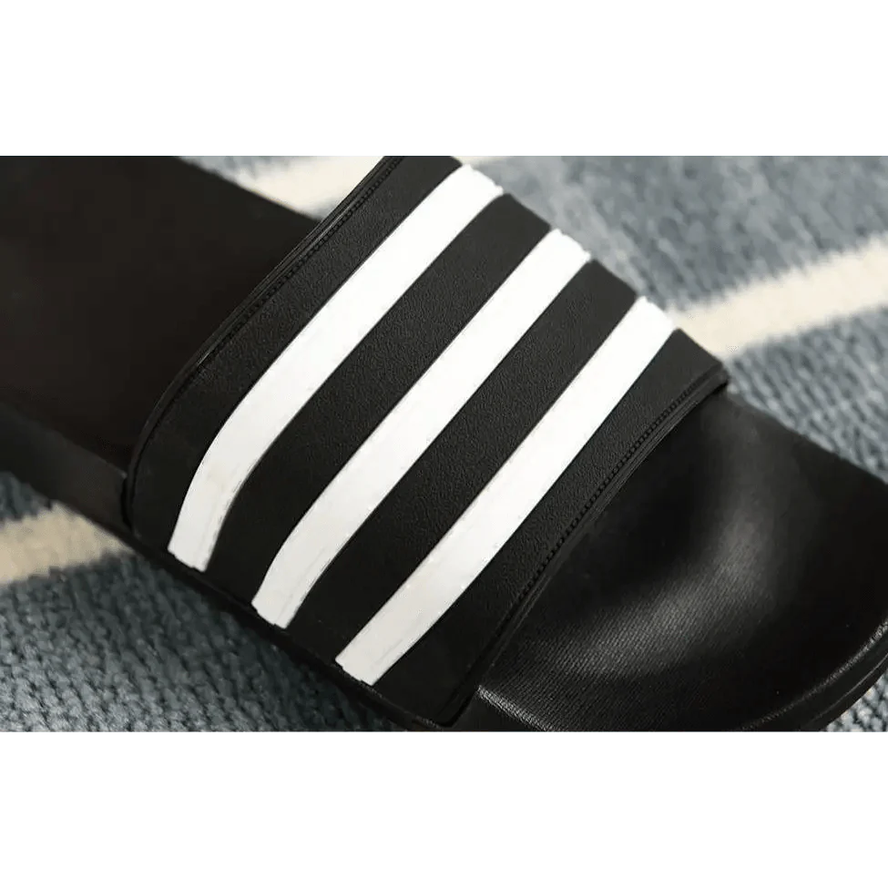 Unisex Striped Summer Slides Lightweight Casual Beach Sandals