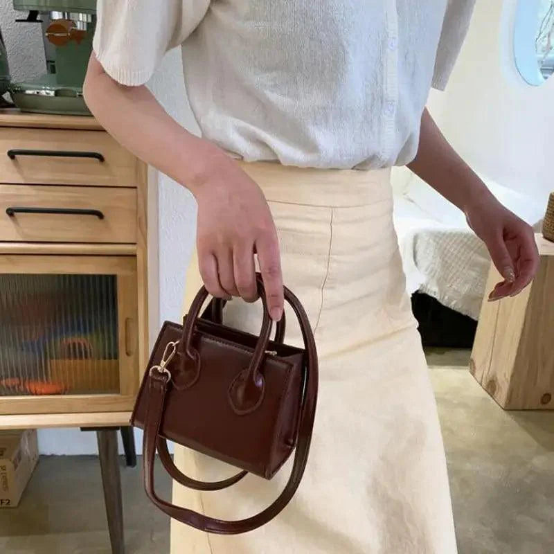 Casual Small Flap Crossbody Bag for Women Minimalist Handbag