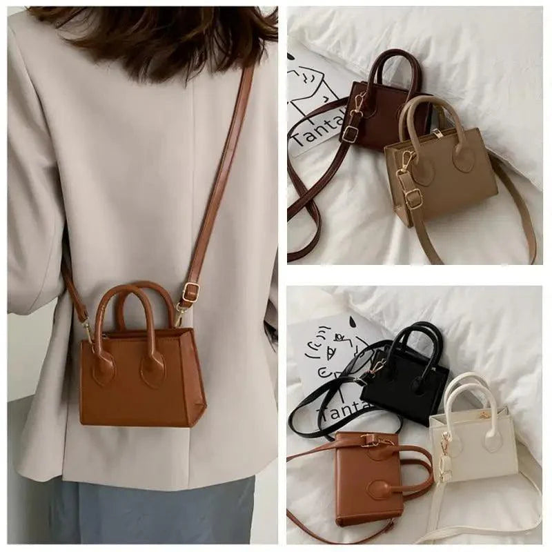 Casual Small Flap Crossbody Bag for Women Minimalist Handbag