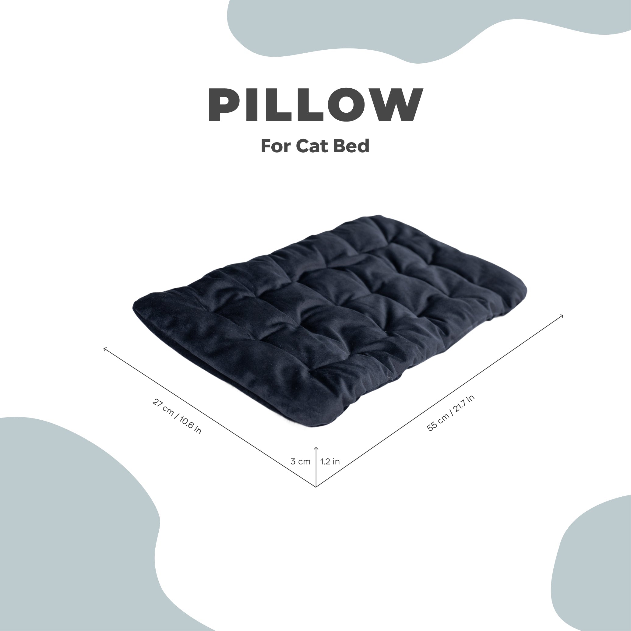 Black Sleeping Cat Pillow for Cats and Feline Comfort