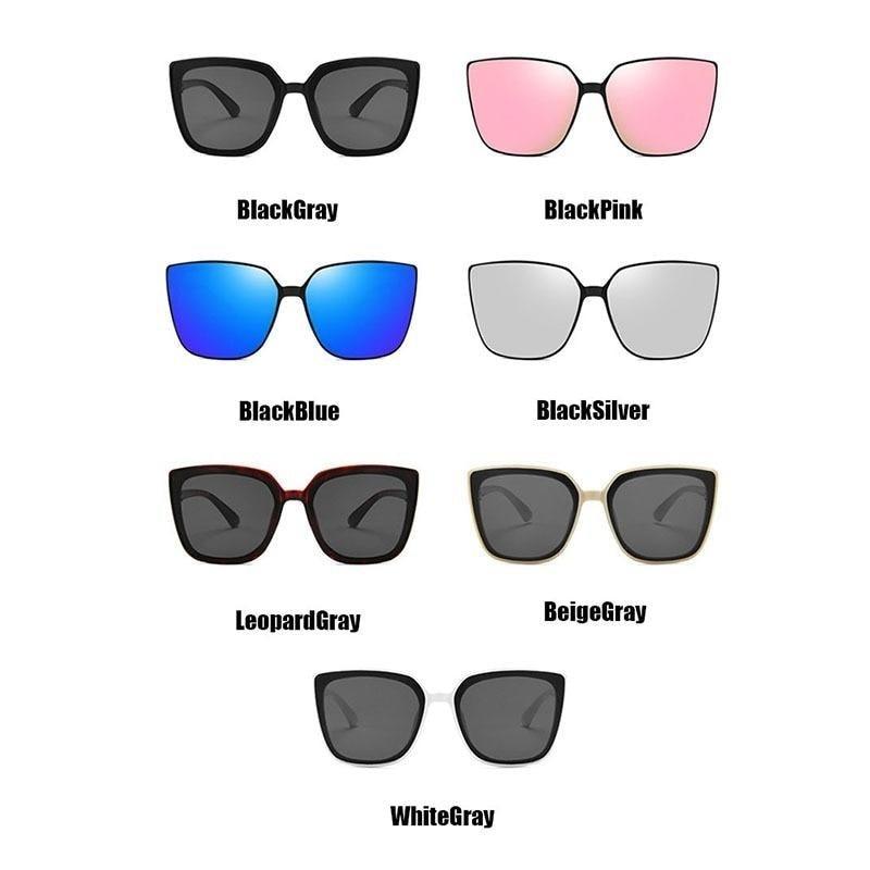Classic Retro Square Cat Eye Sunglasses for Women and Men