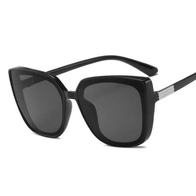Classic Retro Square Cat Eye Sunglasses for Women and Men