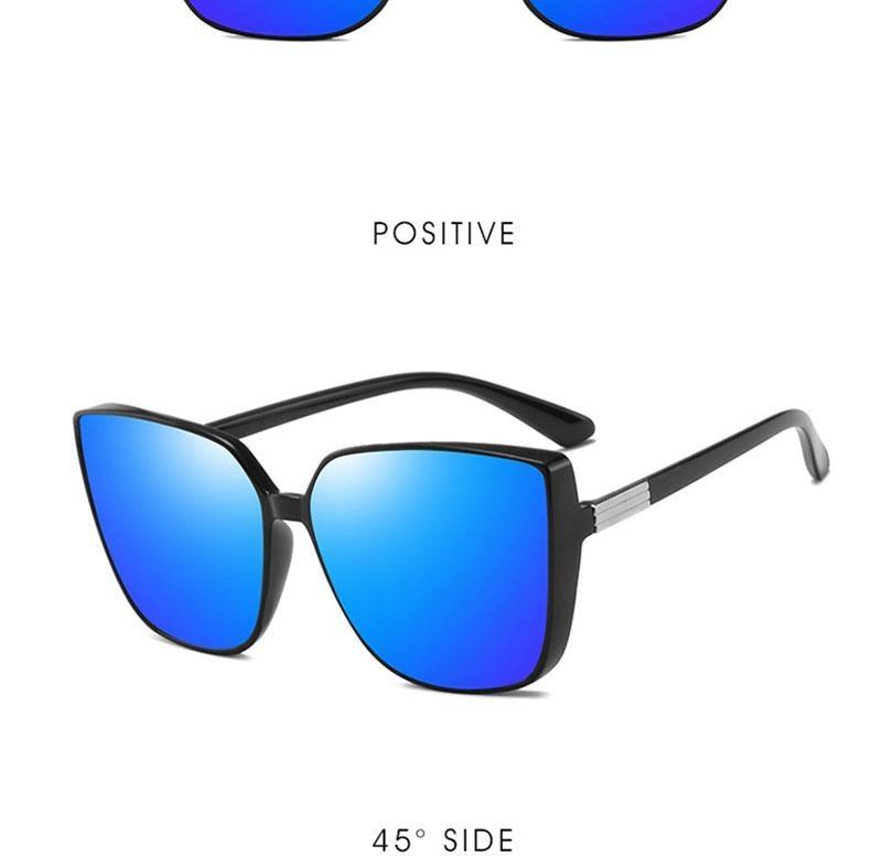 Classic Retro Square Cat Eye Sunglasses for Women and Men