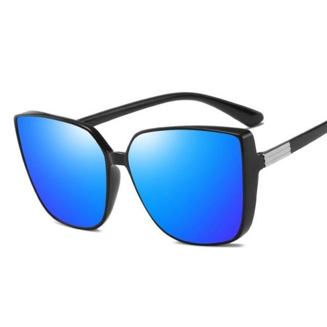 Classic Retro Square Cat Eye Sunglasses for Women and Men