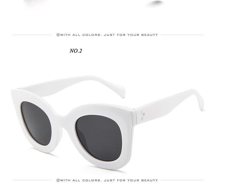 Oversized Vintage Cat Eye Polarized Sunglasses for Women