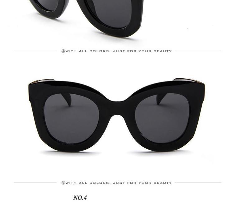 Oversized Vintage Cat Eye Polarized Sunglasses for Women