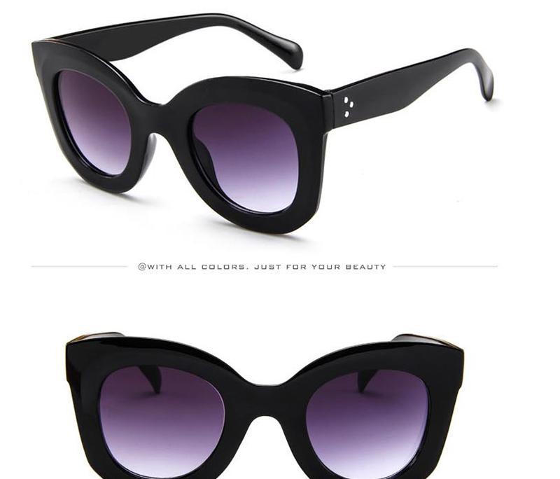 Oversized Vintage Cat Eye Polarized Sunglasses for Women