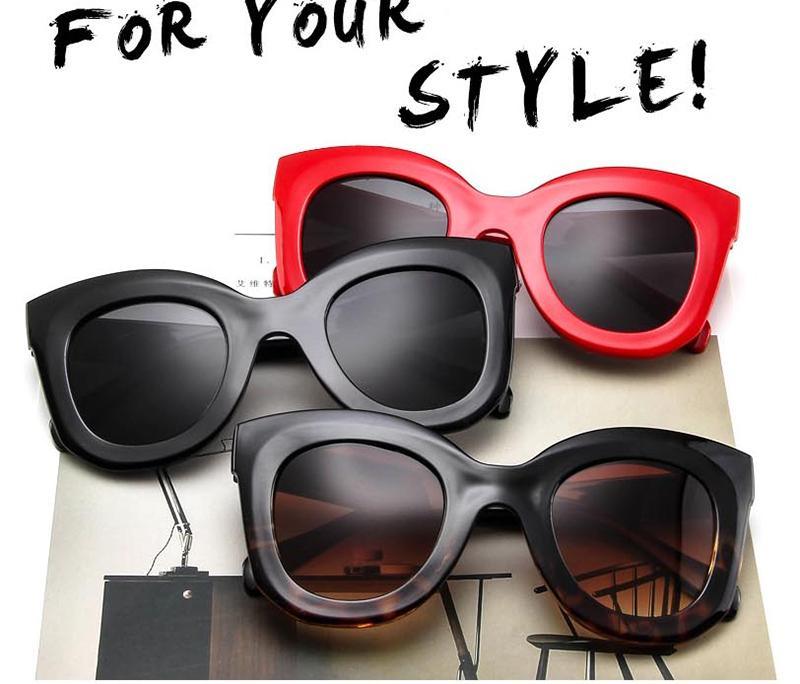 Oversized Vintage Cat Eye Polarized Sunglasses for Women