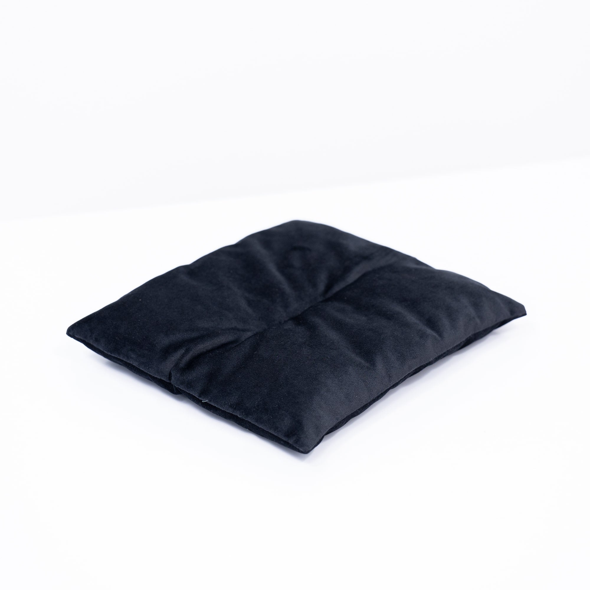 Plush Cat Cushion Pillow - Black