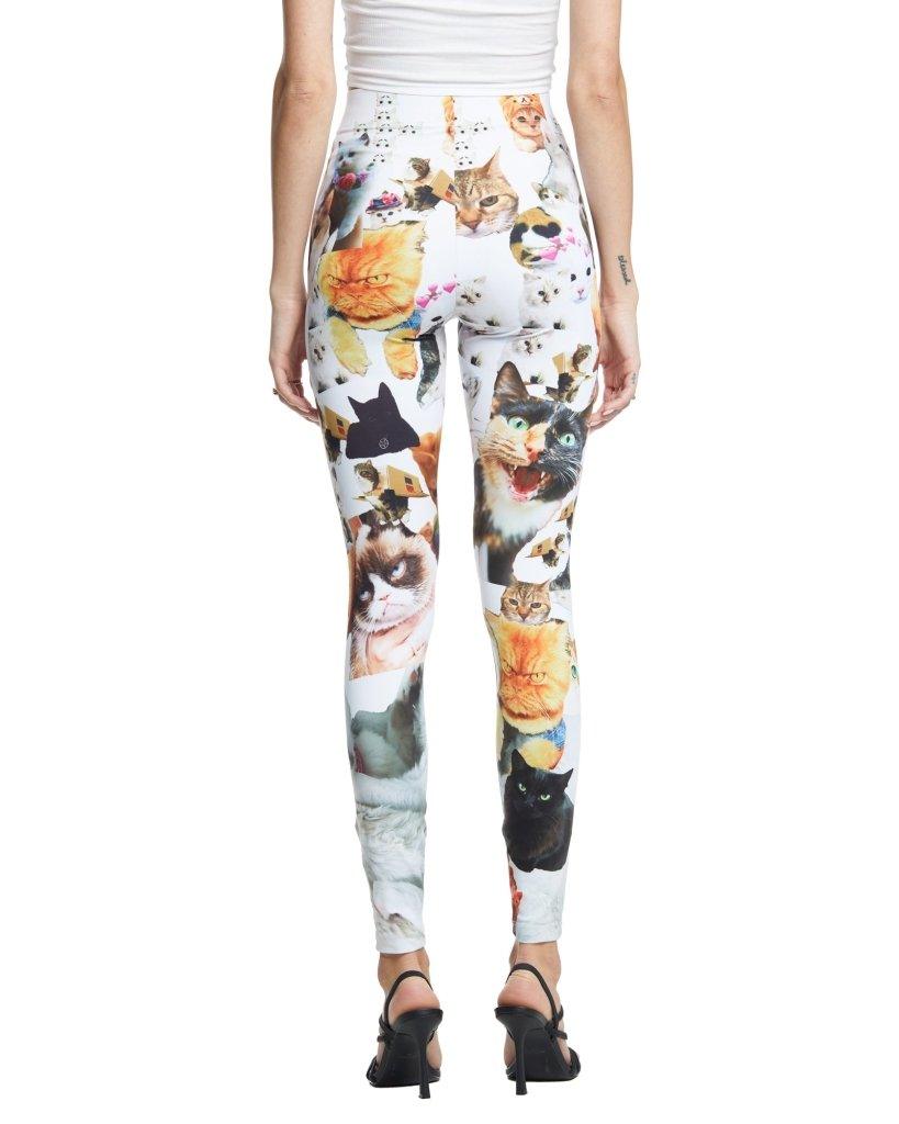 I Like Cats and So Do You High-Waisted Printed Leggings