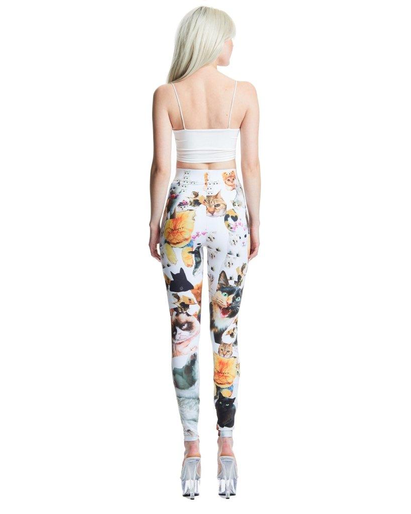 I Like Cats and So Do You High-Waisted Printed Leggings