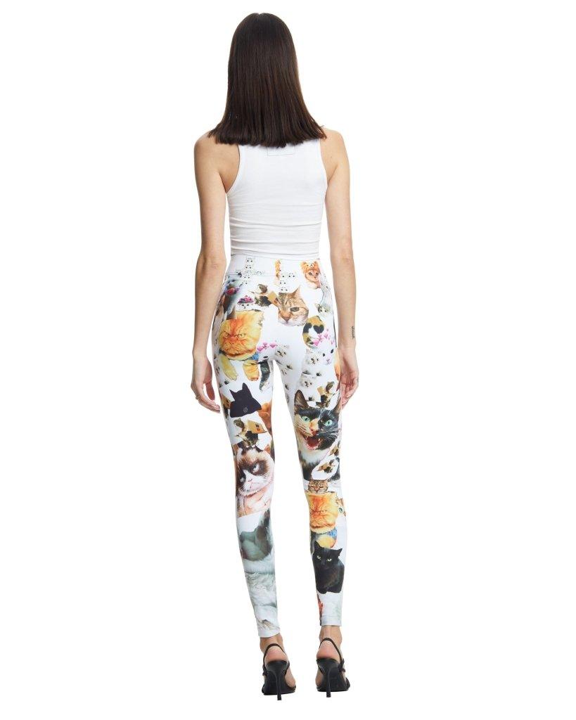 I Like Cats and So Do You High-Waisted Printed Leggings