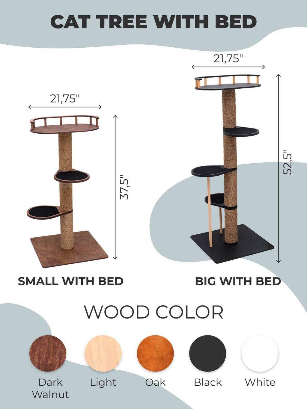 Compact Cat Scratching Tree for Small Spaces and Apartments