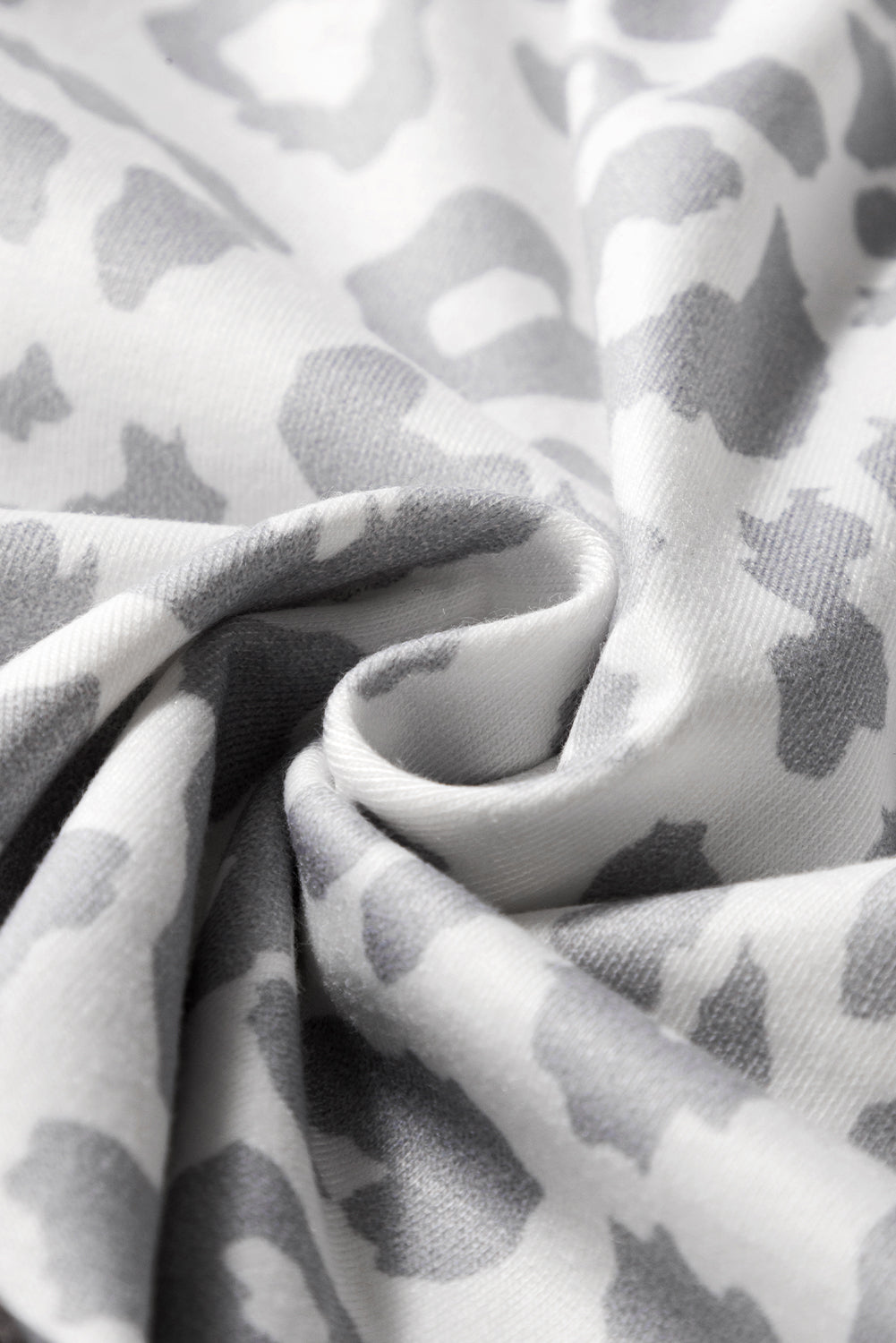 Leopard Print Lace-Up Shorts with Contrast Trim & Elastic Waist