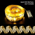LED Christmas Ribbon Bow Tie Light String for Holiday Decor