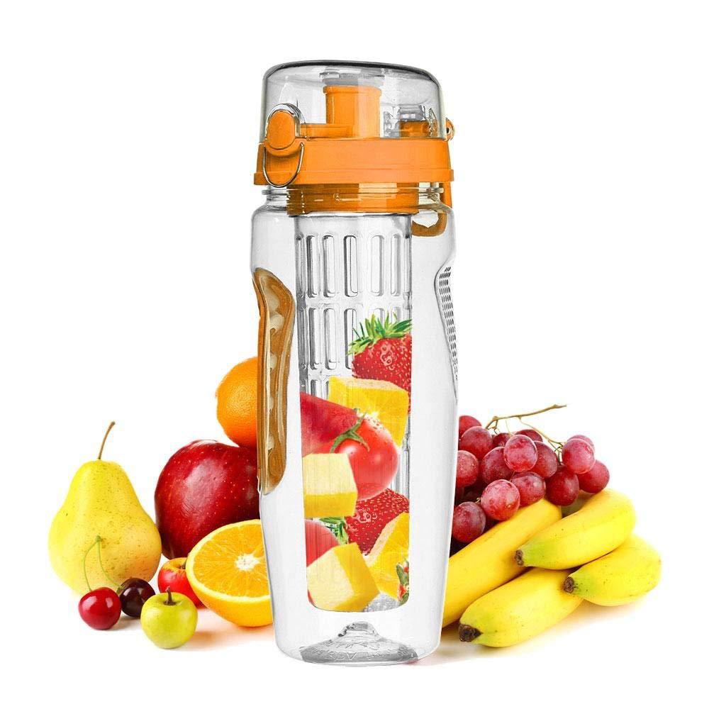 32oz Fruit Infuser Water Bottle BPA-Free Leakproof Sport Shaker