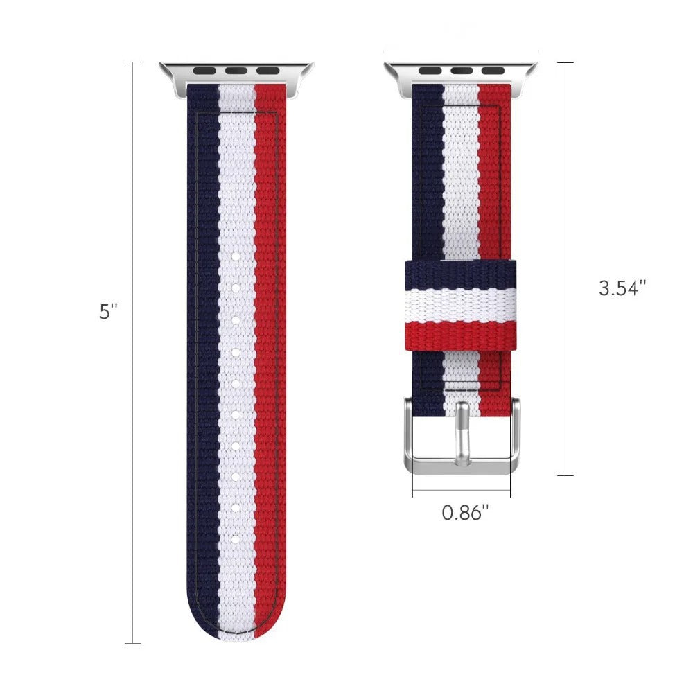 Split Nylon Watchband Canvas Wristband Tide