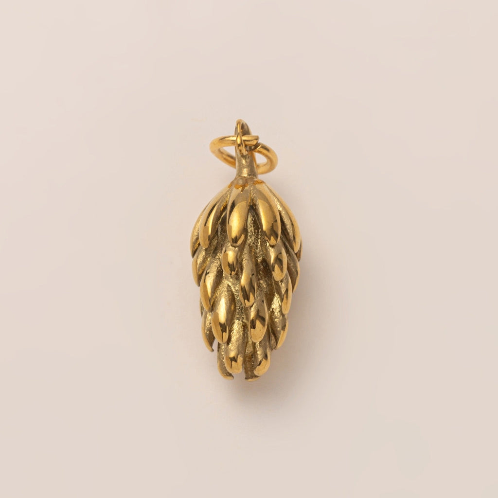 18K Gold Vacuum Plated Small Pendant Necklace