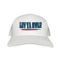 Rice Luv Ya Owls Embroidered Hat Unisex Retro Streetwear Cap